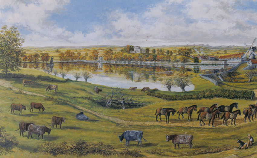 A painting of the Garden in its hey-day
